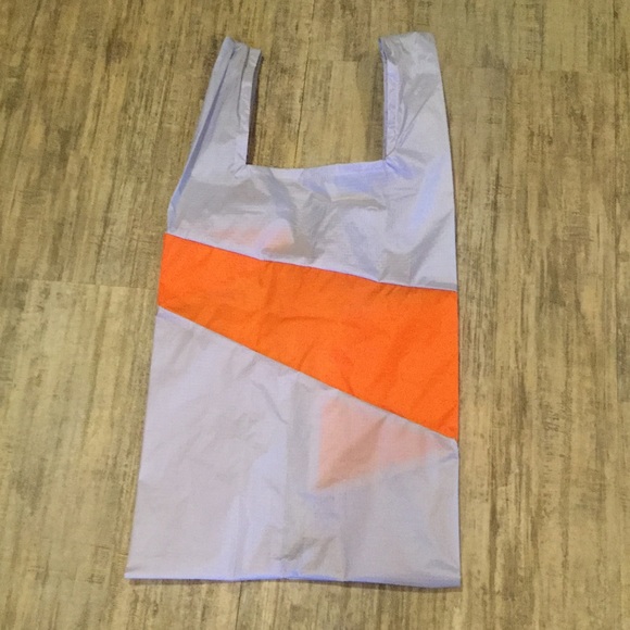 New Susan Bijl Large Purple Eco Shopping Tote Bag - Picture 5 of 7